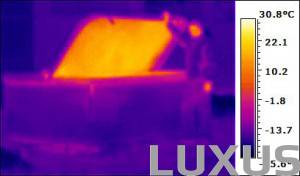 Luxus spa - infrared camera test